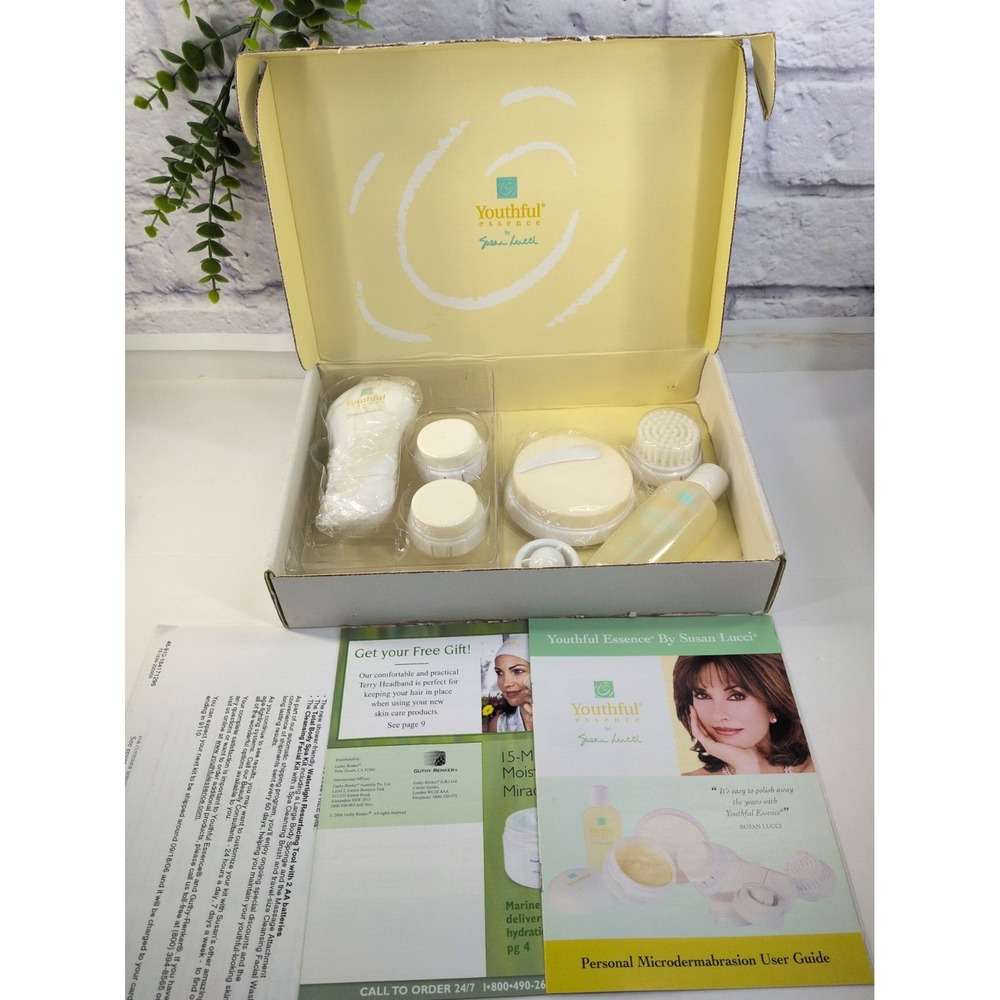 VTG NEW LOT SET 7⭐️Susan Lucci Youthful Essence Microdermabrasion Resurfacing